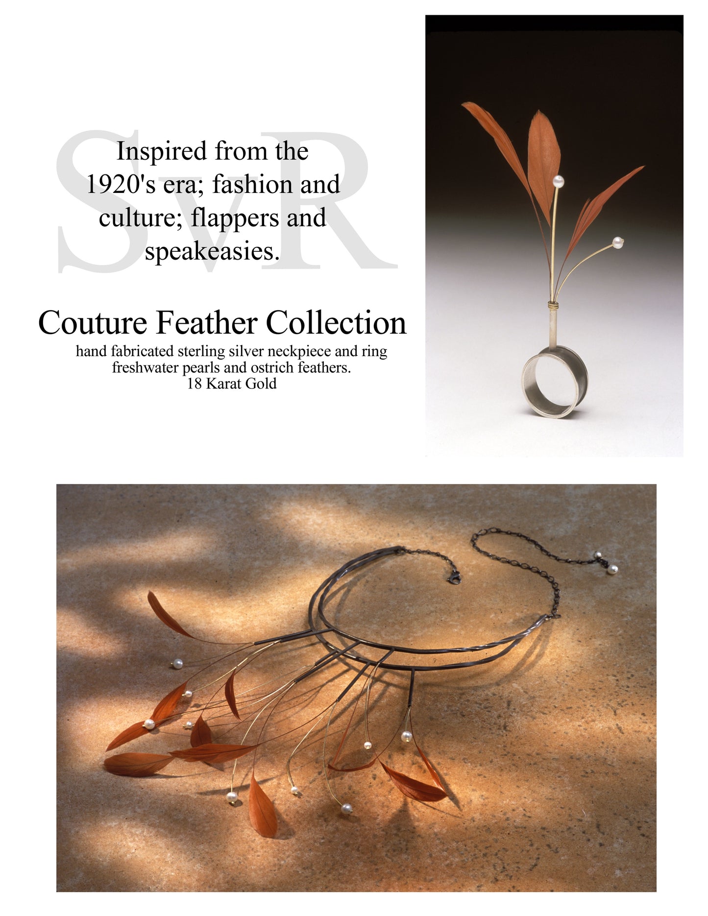 Isadora Feather Necklace