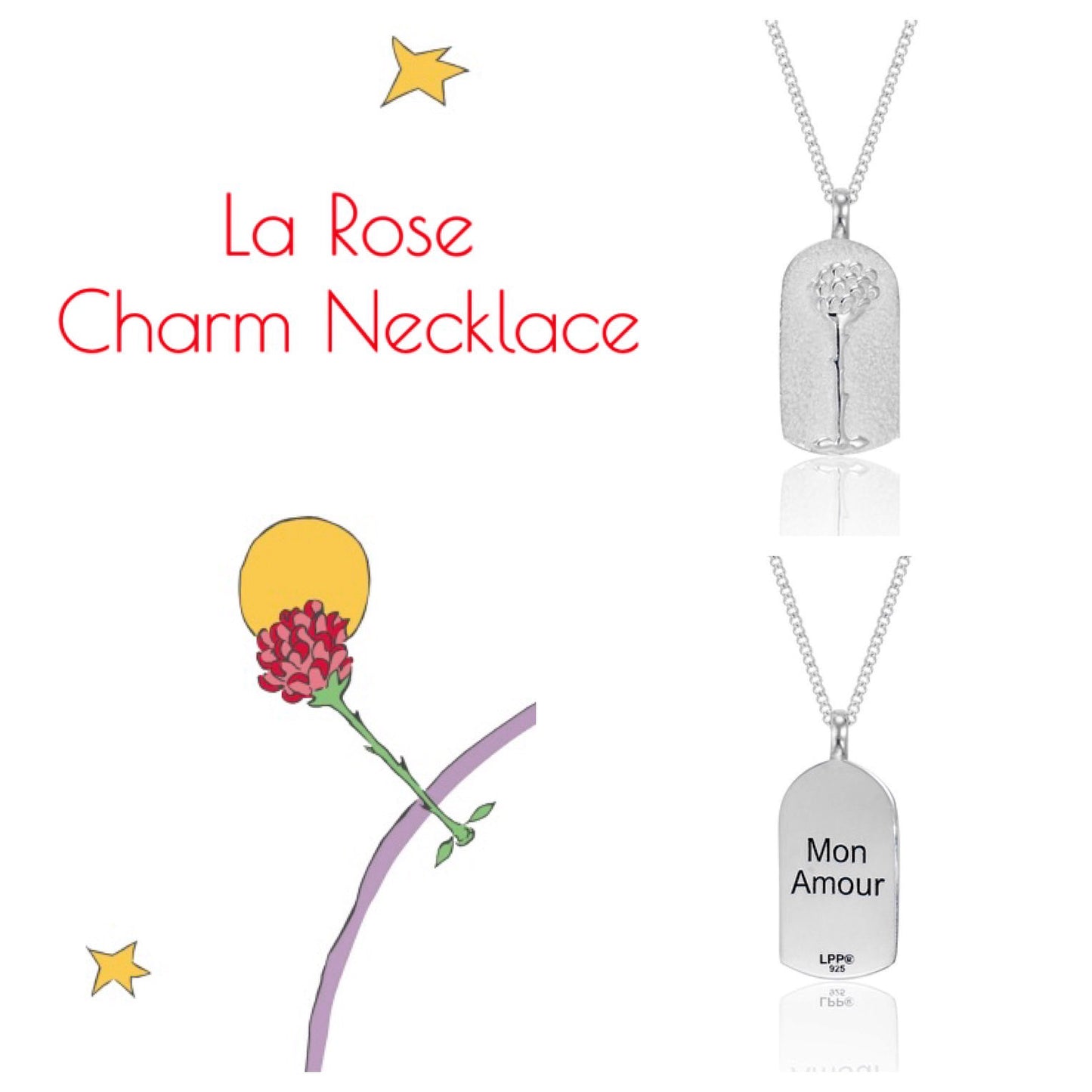 La Rose Charm Necklace