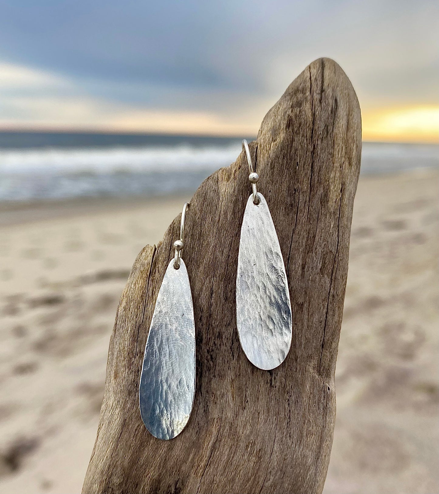 Luna Sterling Silver Tear Drop Earrings