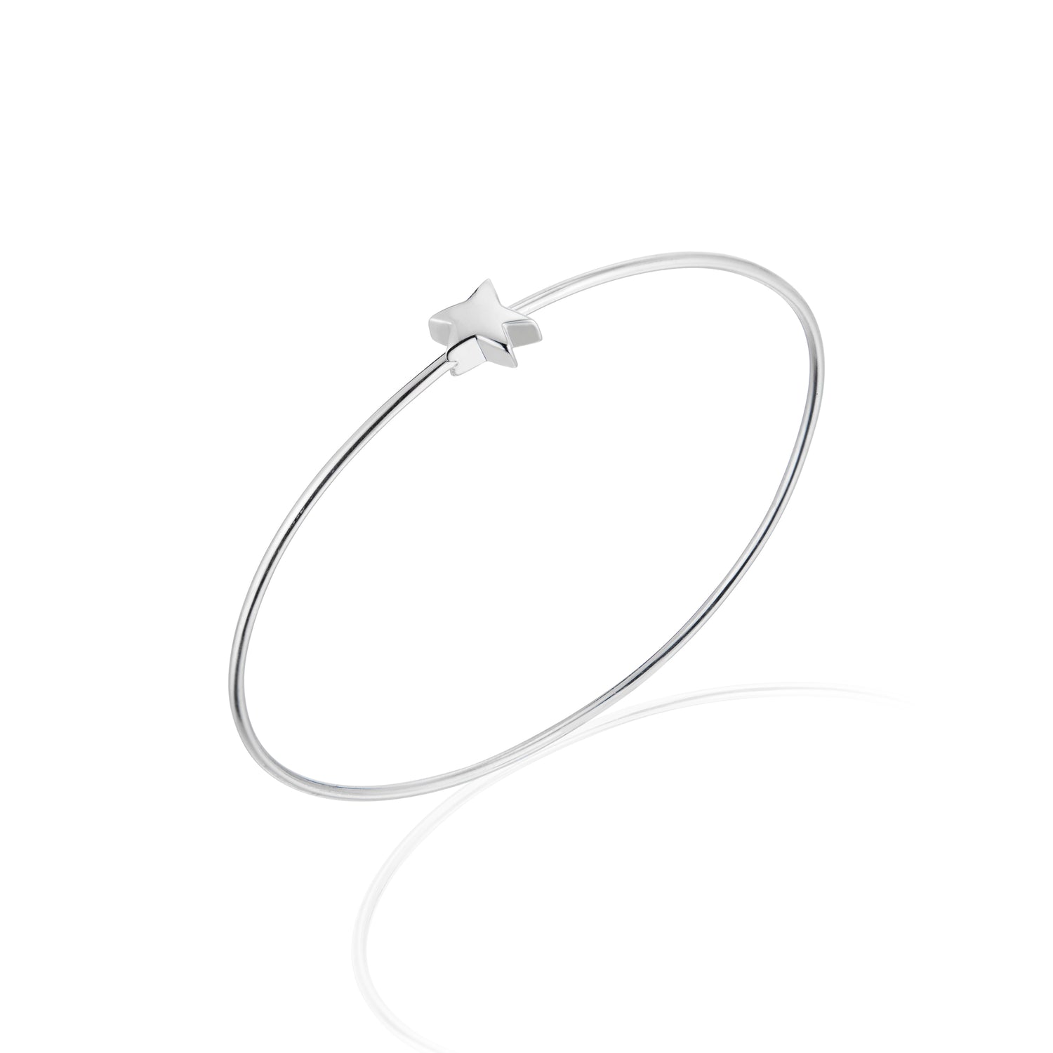 Étoile Sterling Silver Star Bangle Étoile Earrings: Serena Van Rensselaer x Le Petit Prince© Collection