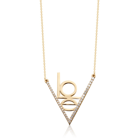 LoVe 14k gold & Diamond Necklace: LoVe© Collection