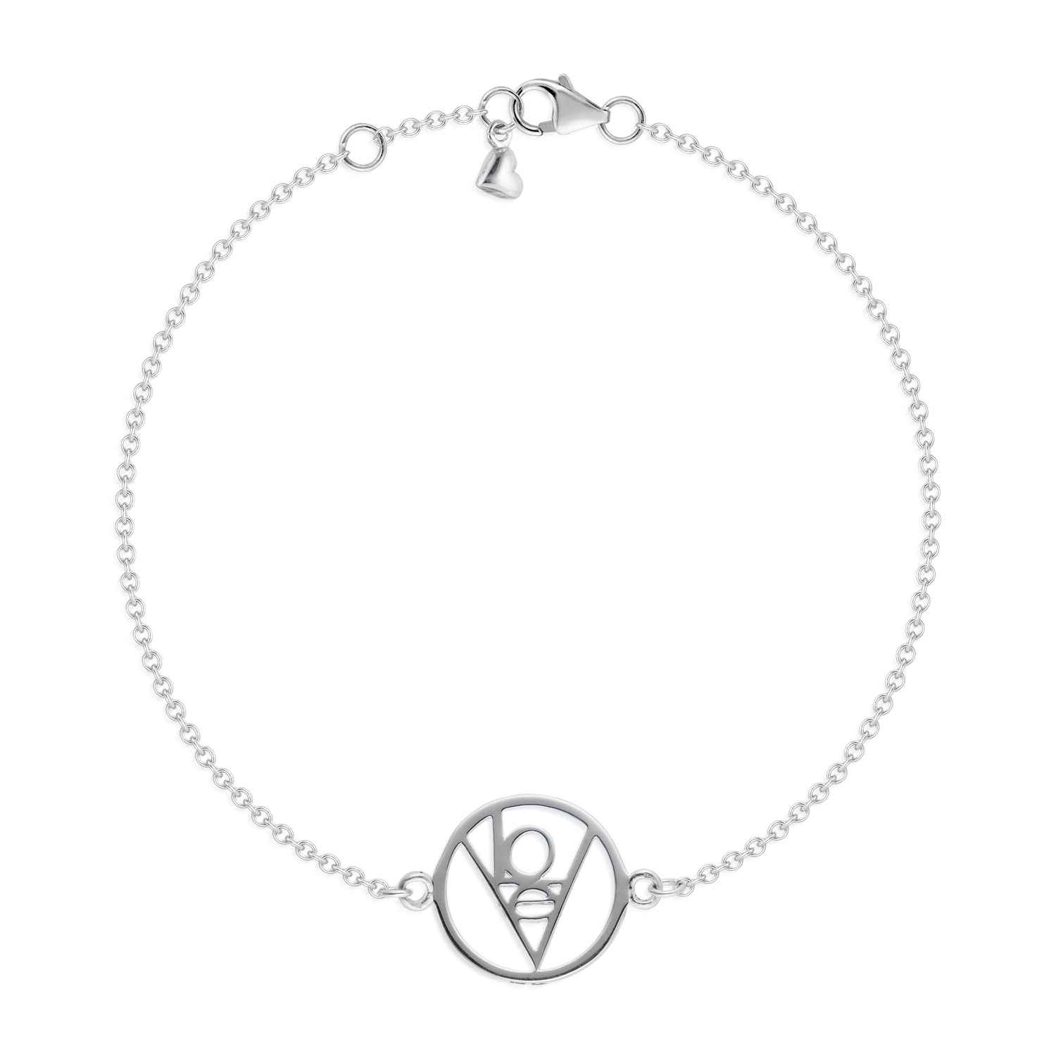 Love Chain Bracelet: LoVe© Collection
Enchanting Love bracelet from the LoVe© Collection. Handcrafted with exquisite attention to detail, this bracelet showcases a charming 16mm sterling silver LoVe charm on a delicate, adjustable length chain. The closure is adorned with a miniature heart, adding a special touch. Each piece in this collection is more than just jewelry; it's a powerful talisman, reminding us to embrace the boundless energy of love in ourselves and our surroundings. Celebrate the power of L