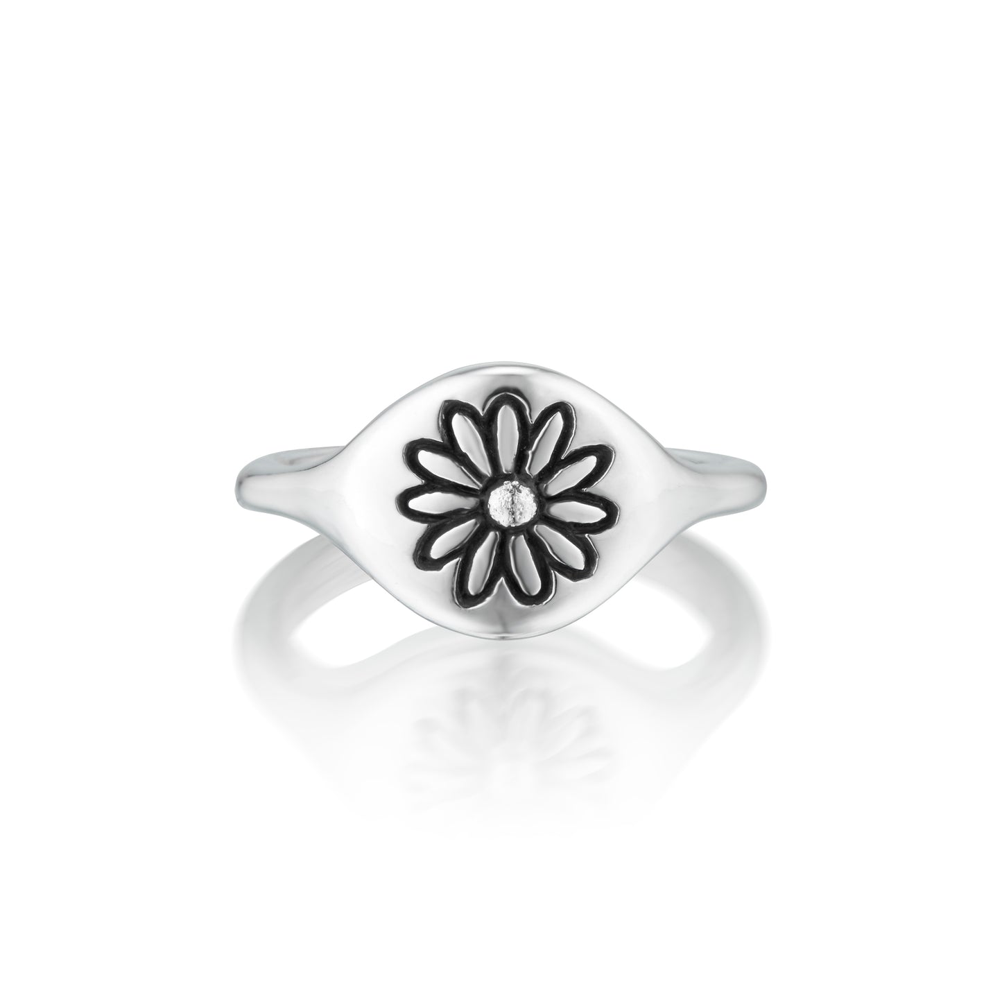 FLOW Daisy Signet Ring
