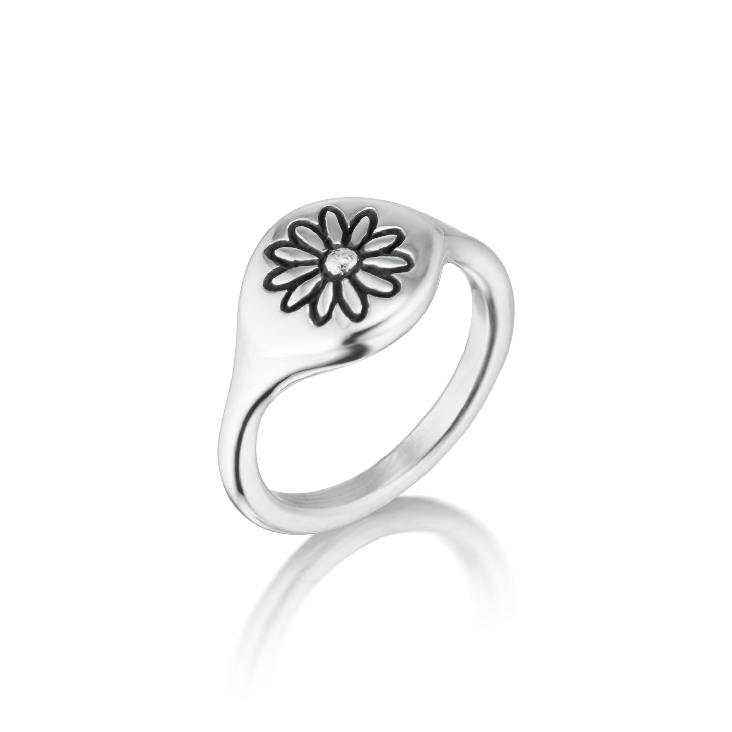 FLOW Daisy Signet Ring