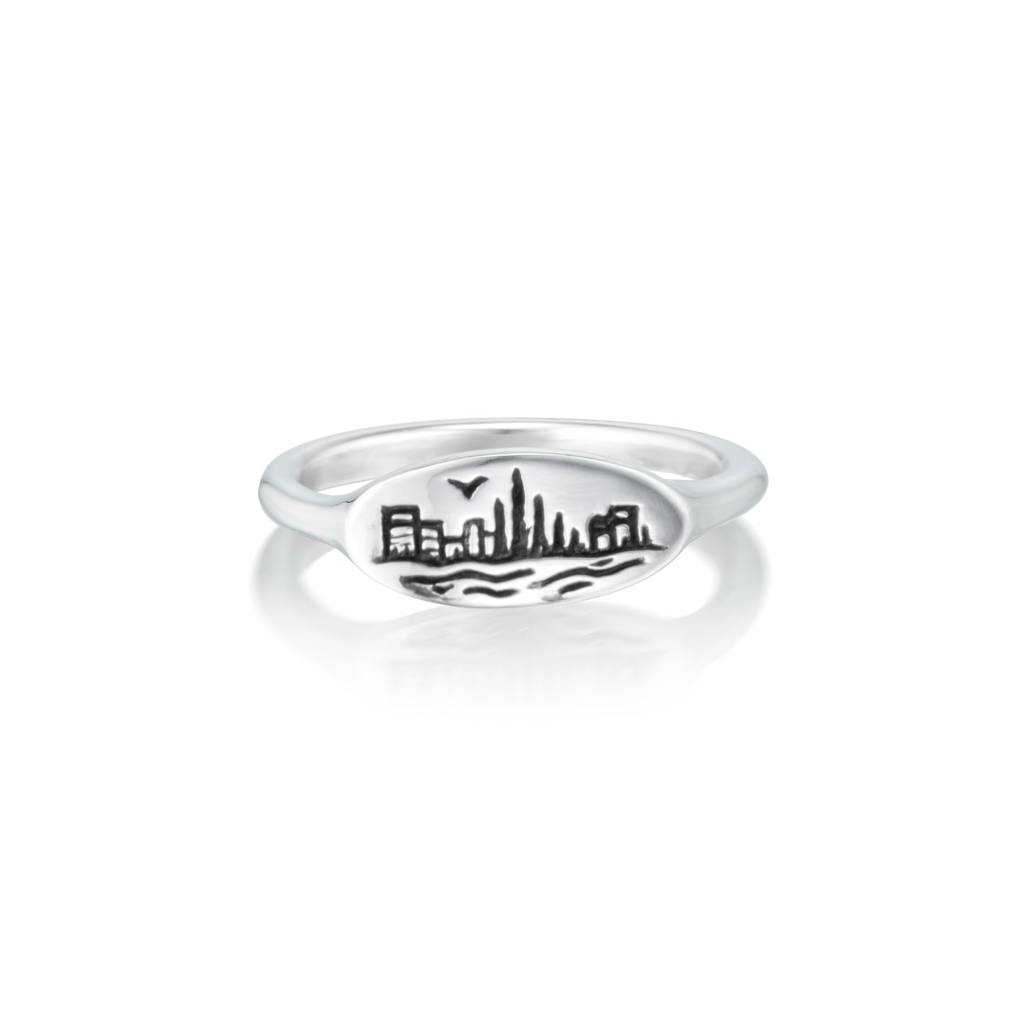 FLOW Cityscape Signet Ring