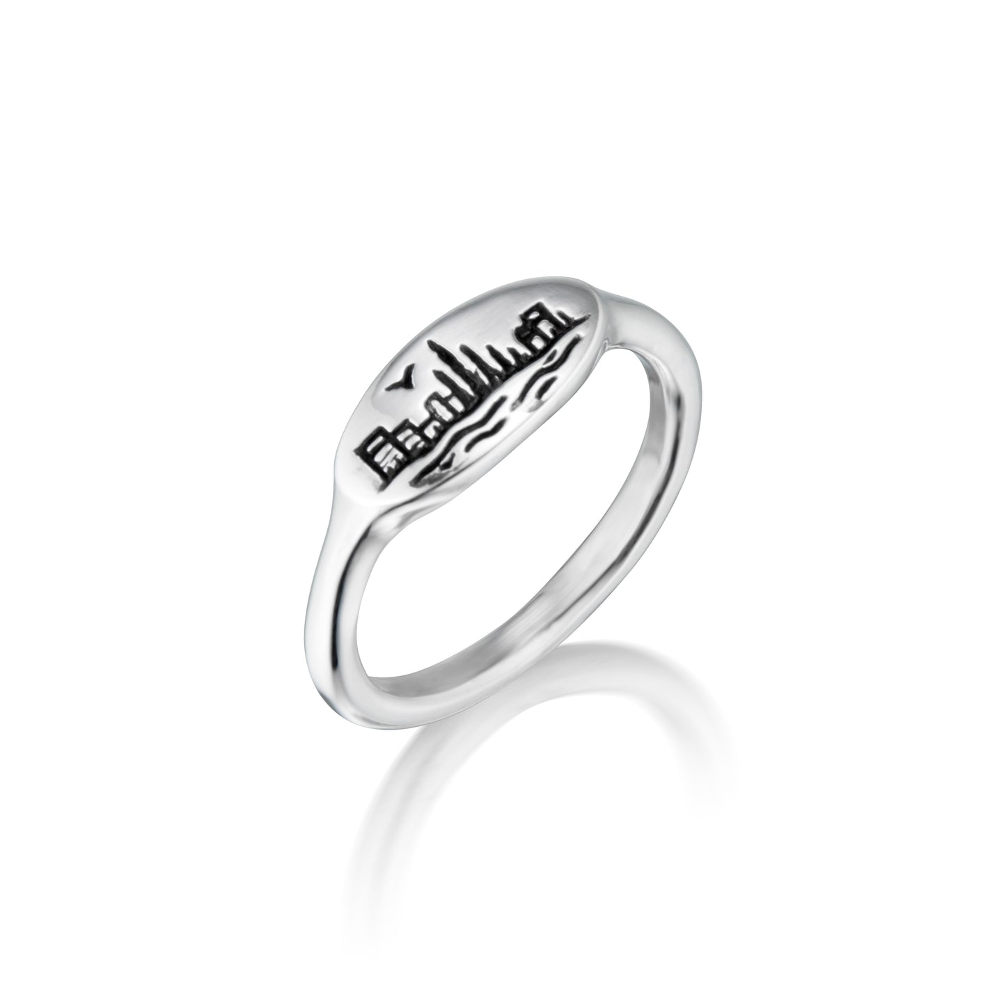 FLOW Cityscape Signet Ring