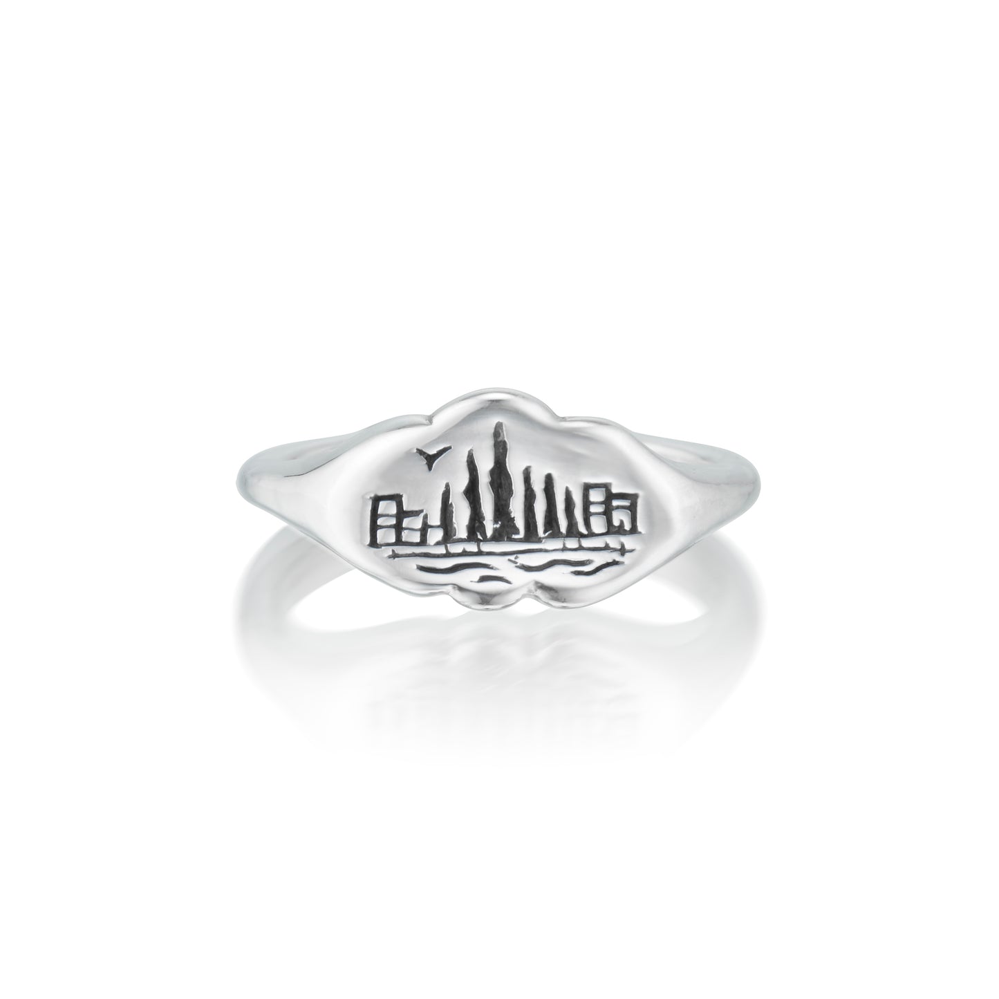 FLOW Cityscape Signet Ring