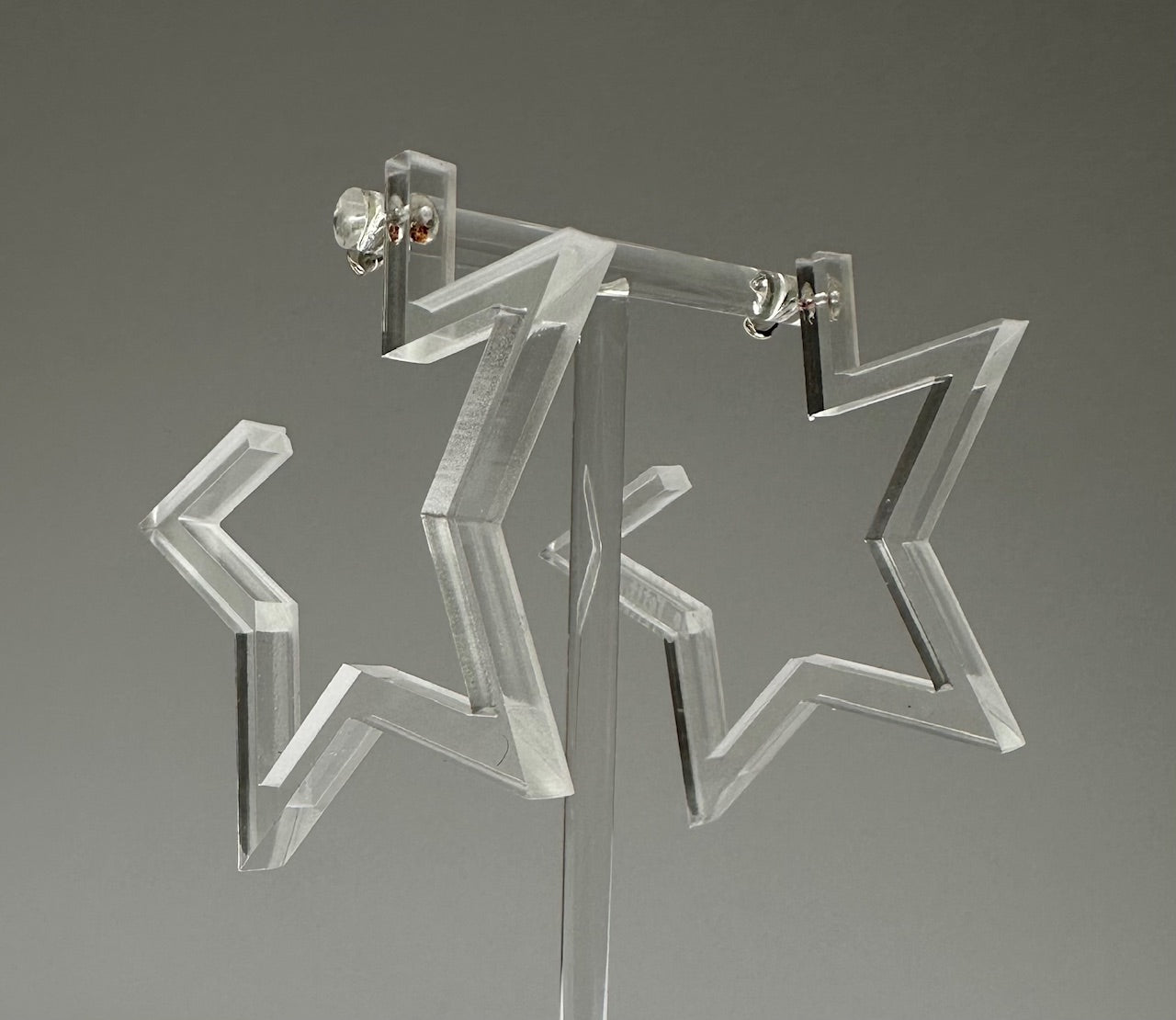 Étoile Lucite Hoop Earrings