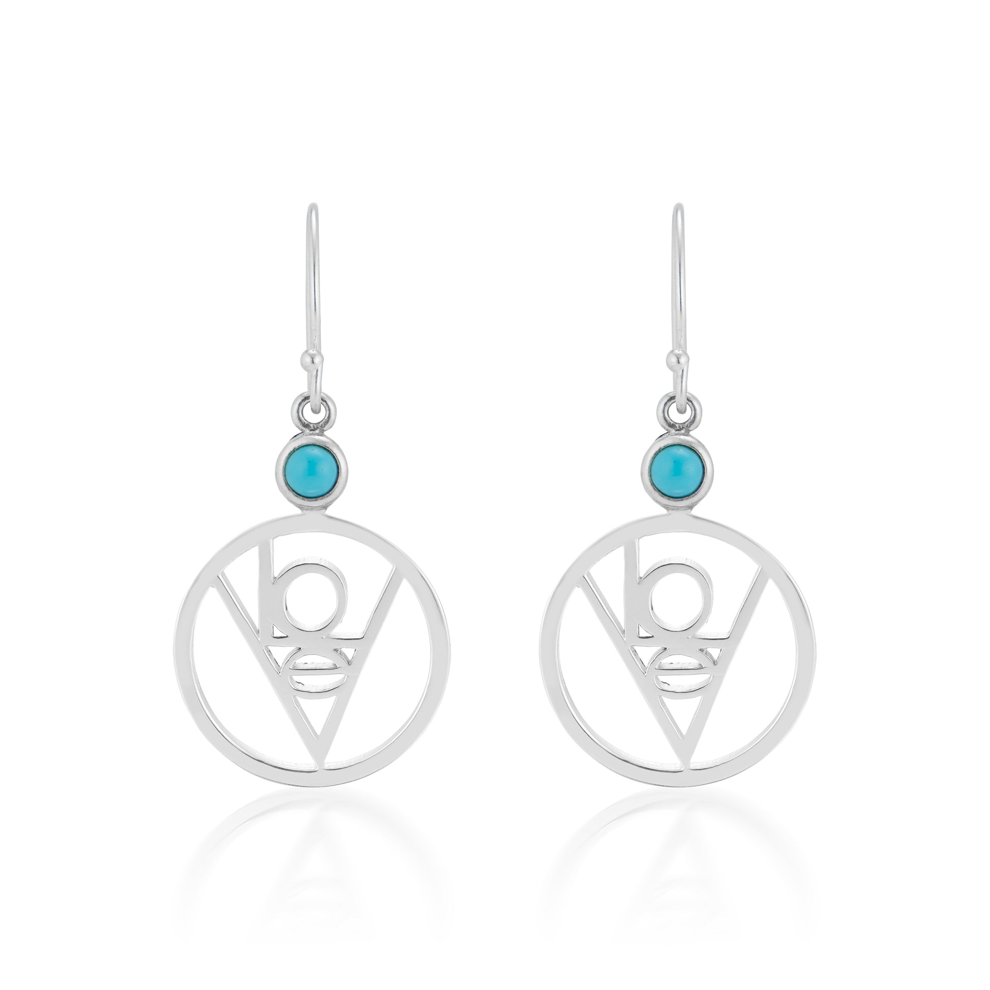 LoVe Earrings With Turquoise: LoVe© Collection